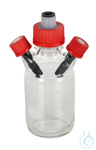 MF45/500, Measuring bottle, contents: 500 ml with 2 nozzles incl. 2x VS 25 screw